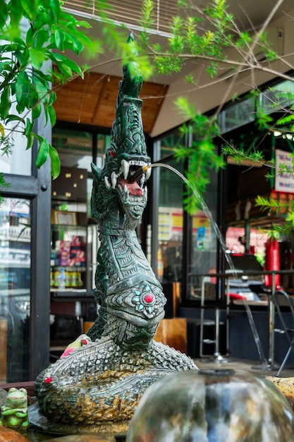 Photo close-up of statue water fountain