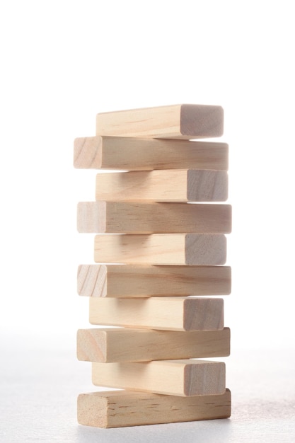 close-up of stone stack against white background