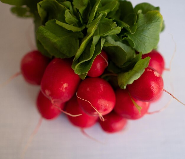 Foto prossimo piano delle fragole sulla tavola