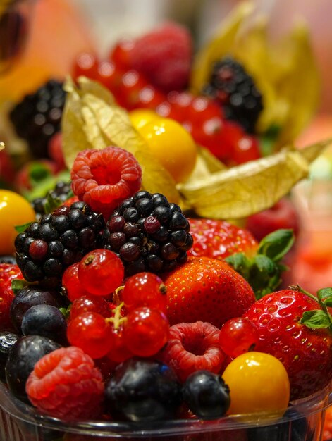 Close-up of strawberries