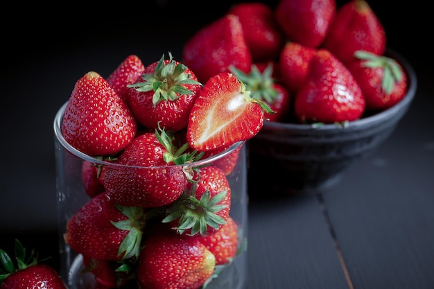 Photo close-up of strawberries