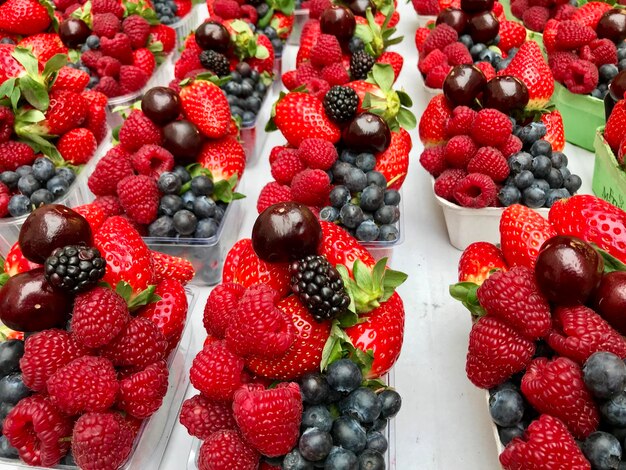 Close-up of strawberries