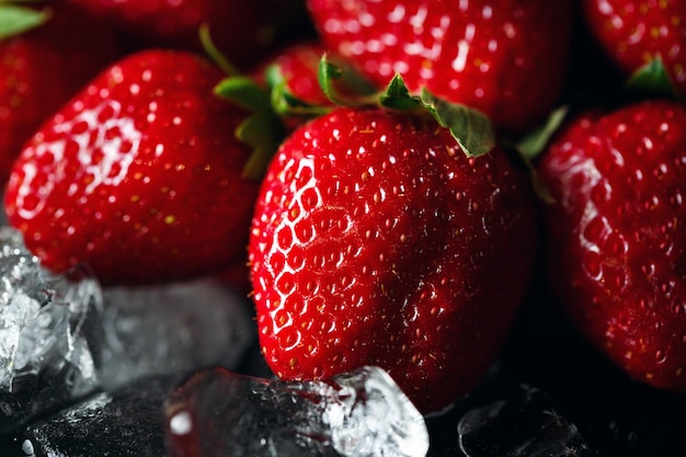 Close-up of strawberries