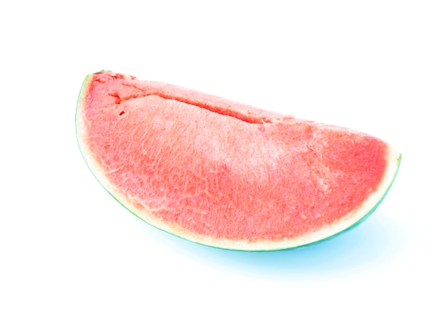 close-up of strawberry against white background