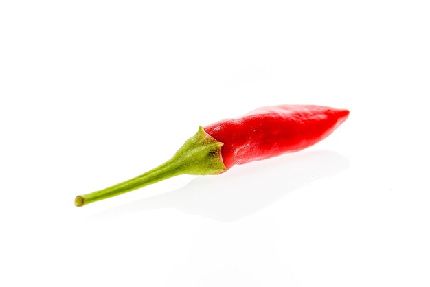 Close-up of strawberry over white background