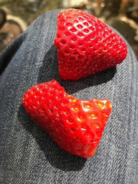 Foto prossimo piano della fragola