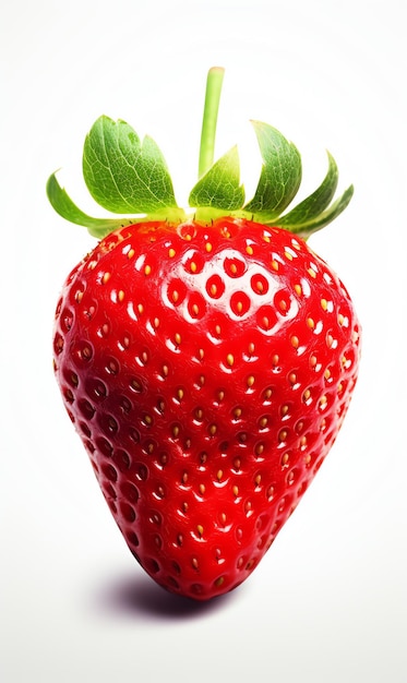 Photo a close up of a strawberry