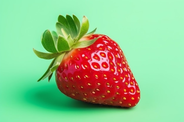 Photo a close up of a strawberry