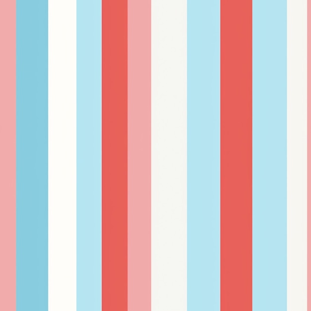 a close up of a striped wallpaper with a red and blue stripe generative ai