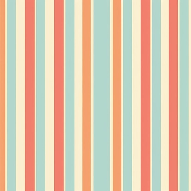 Photo a close up of a striped wallpaper with a red and blue stripe generative ai