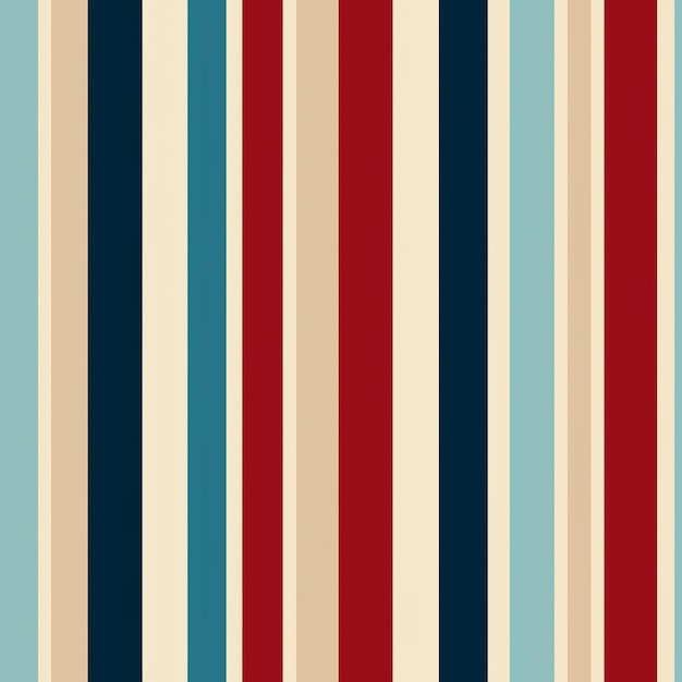 Photo a close up of a striped wallpaper with a red generative ai