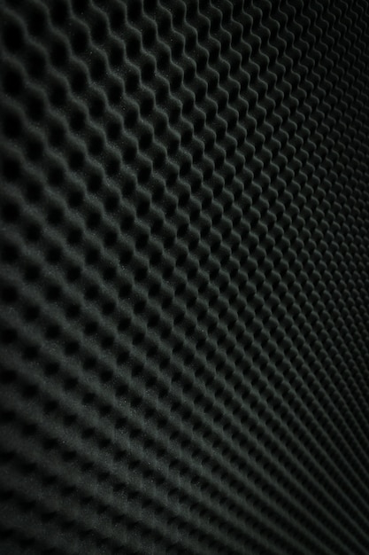 Close up of studio sound acoustical foam Background