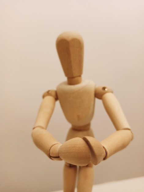 Photo close-up of stuffed toy against white background