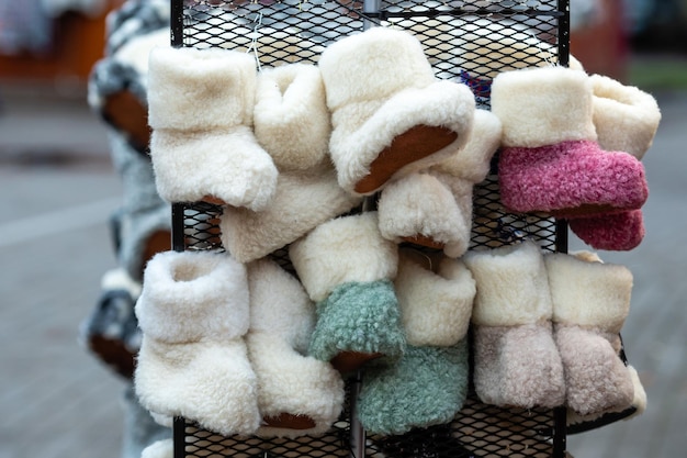 Close-up of stuffed toy on snow