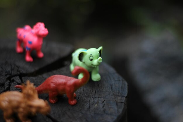 Photo close-up of stuffed toy on table