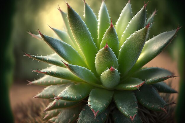 多肉植物のクローズ アップ