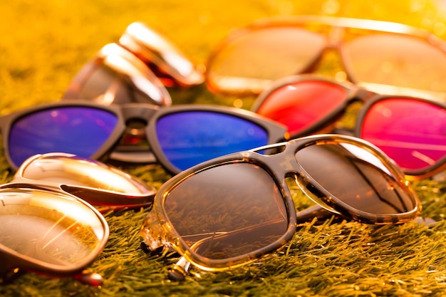 Photo close-up of sunglasses