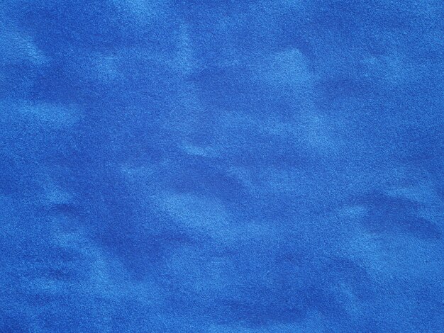 Photo close up surface of blue velvet textured background
