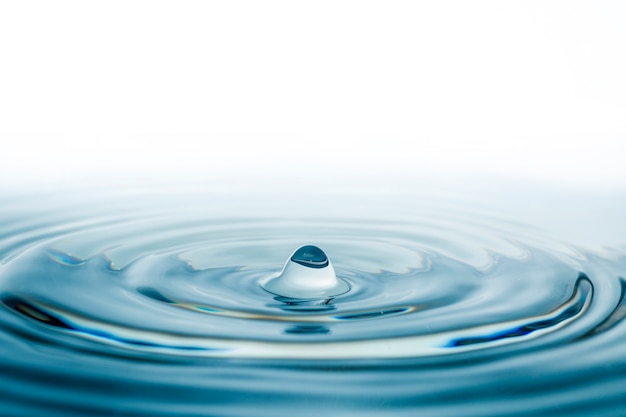 Photo close-up surface of water with ripples