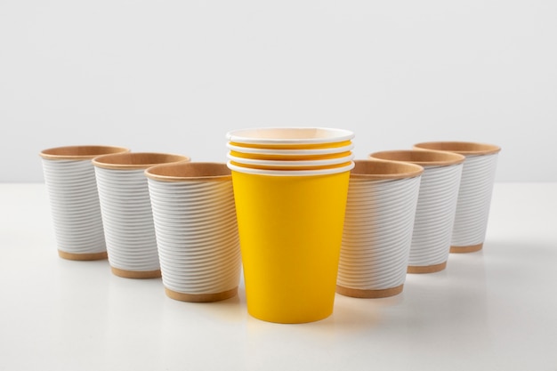 Close up on sustainable drinking cup alternatives