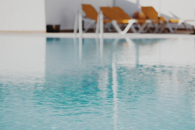 close-up of swimming pool