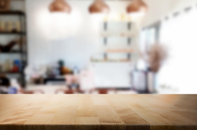 Photo close-up of table at empty home