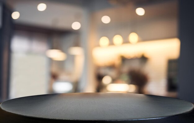 Close-up of table in illuminated room