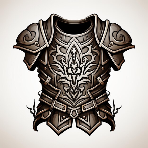 board with runic tattoos designs for an armour glowing | Stable Diffusion