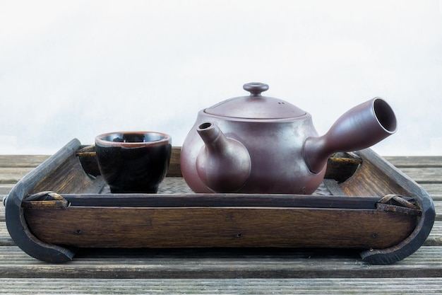 Photo close-up of tea cup on table