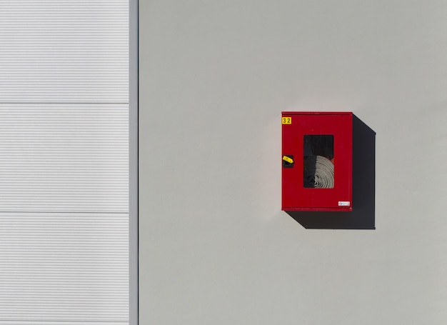 Close-up of telephone booth on wall