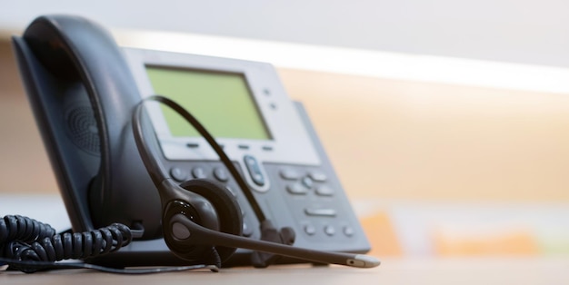 Close-up of telephone on table