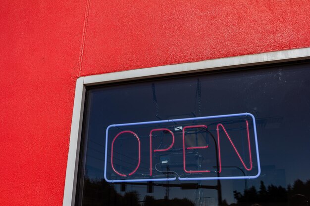 Photo close-up of text on red wall