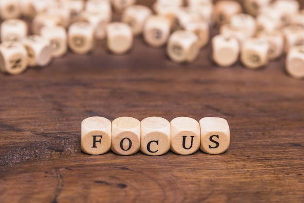 Close-up of text on table