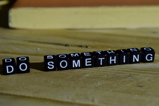 Close-up of text on table