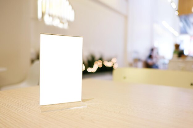 Photo close-up of text on white table