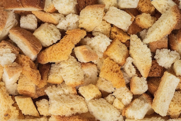 close up texture of Crouton