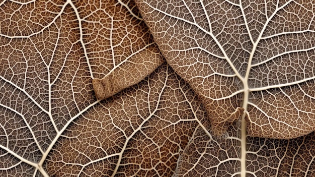 Close up texture leaf structure macro photography abstract texture Generative AI illustration