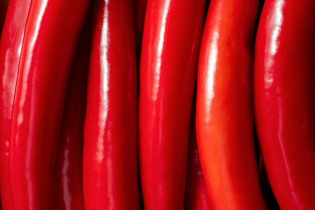 Фото Макро текстура красного перца чили