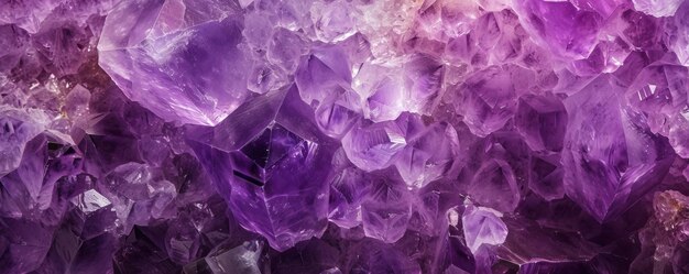 Close up texture of purple amethyst