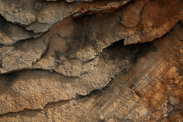 Close-up texture of sand rock