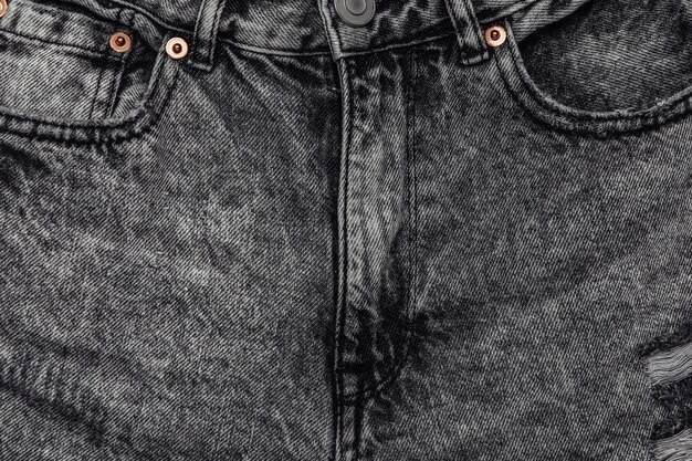 Close-up textuur van grijze jeans