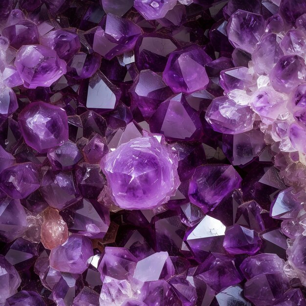 Close-up textuur van paarse amethyst