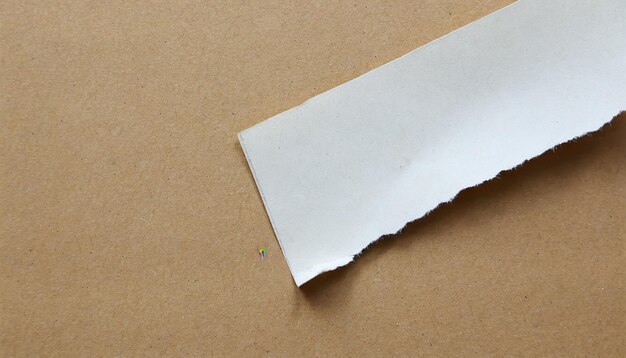 Close-up textuur van papieren schroot voor tekst van een document op bruine papieren achtergrond