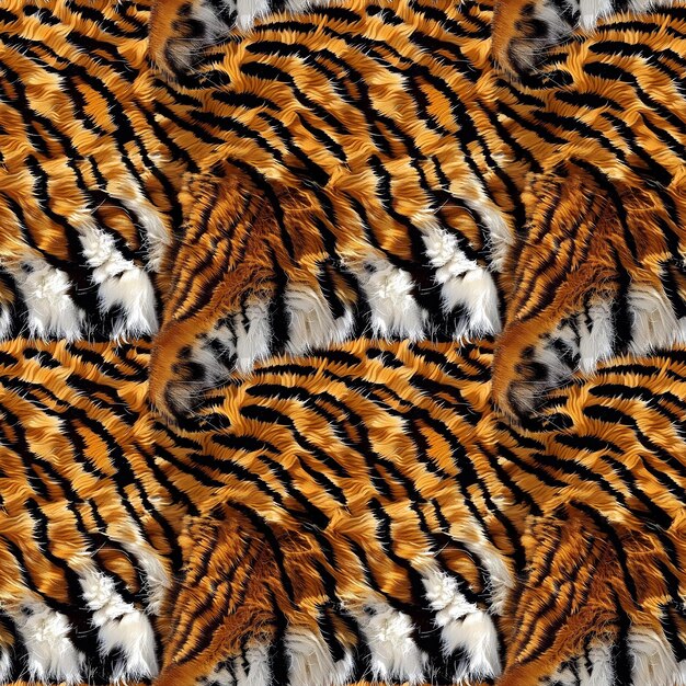 Photo close up of tiger stripe seamless pattern