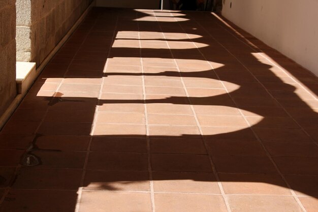 Close-up of tiled floor