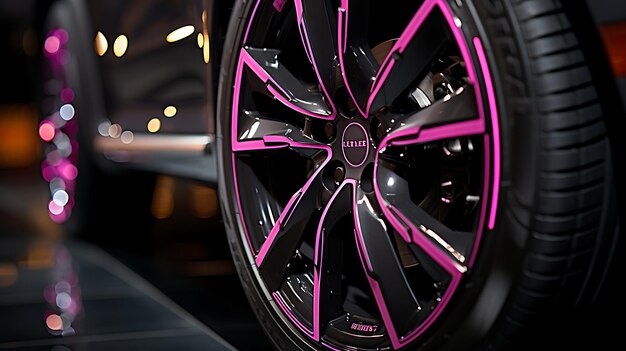 Close up tires car vehicule wheel