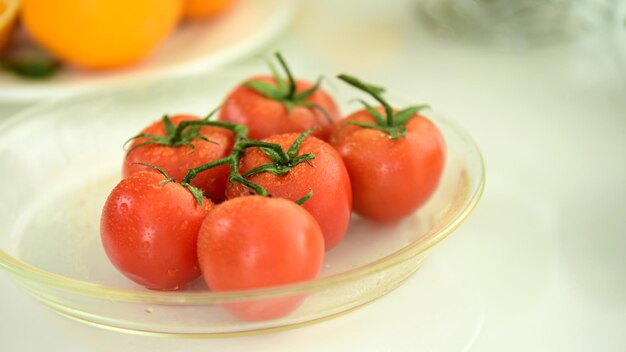 Close-up of tomatoes in bowl