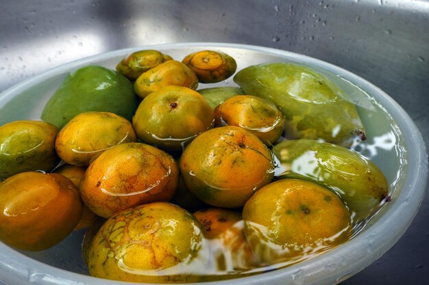 Close-up of tomatoes in plate