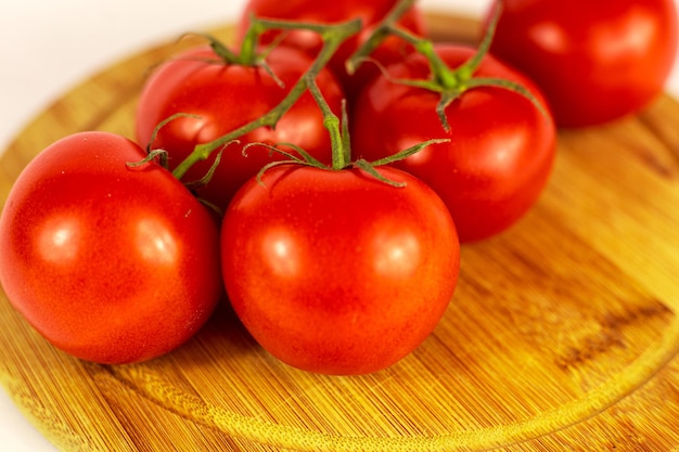 Close-up of tomatoes on table