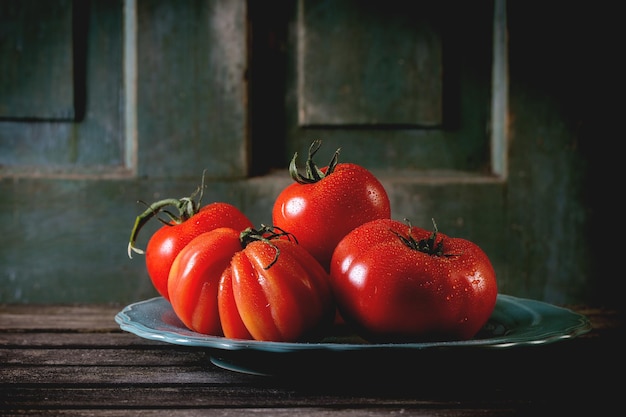 close-up of tomatoes